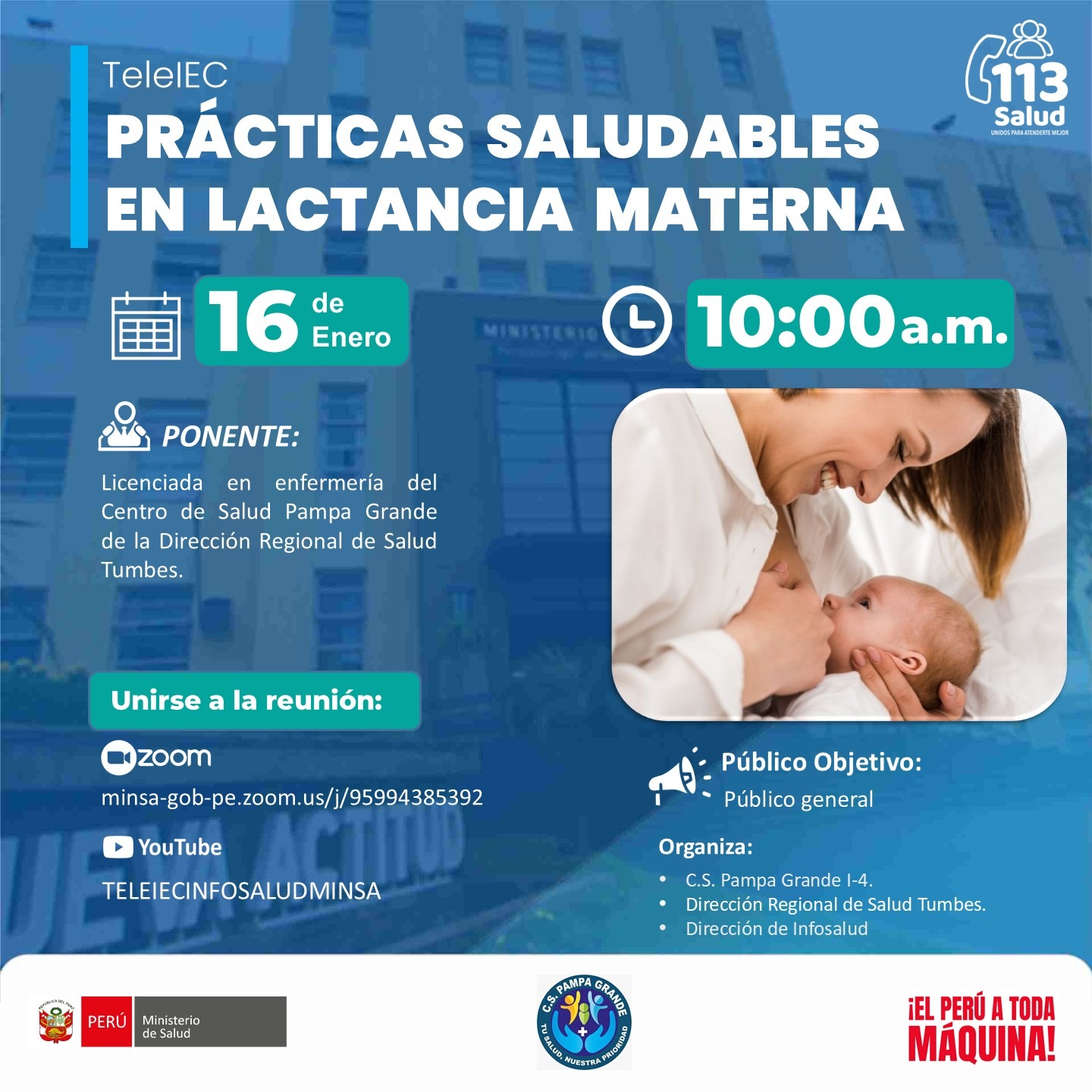 “PRÁCTICAS SALUDABLES EN LACTANCIA MATERNA"