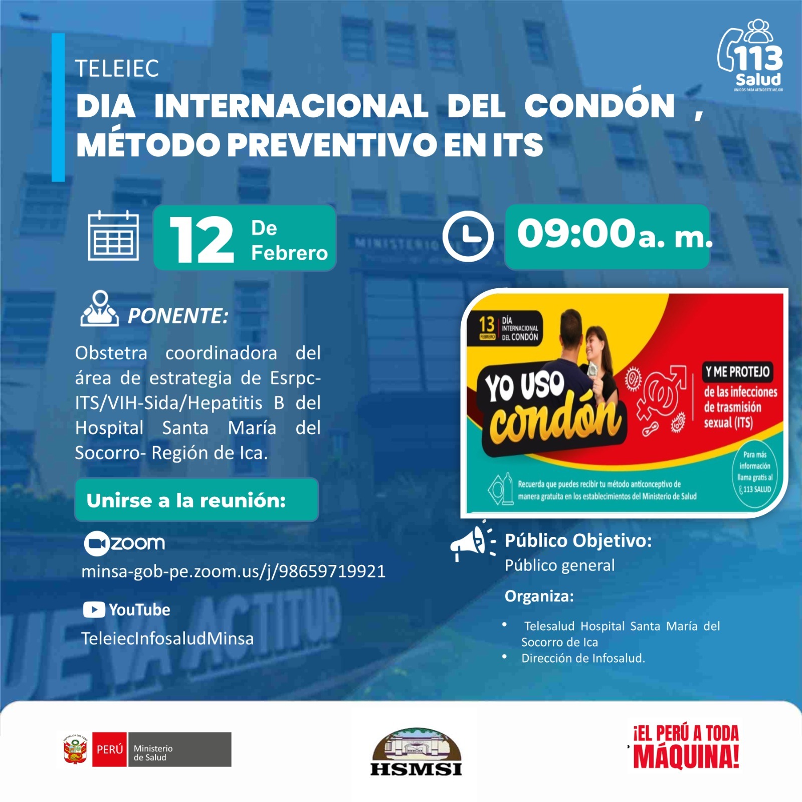 "DÍA INTERNACIONAL DEL CONDÓN, MÉTODO PREVENTIVO EN ITS"