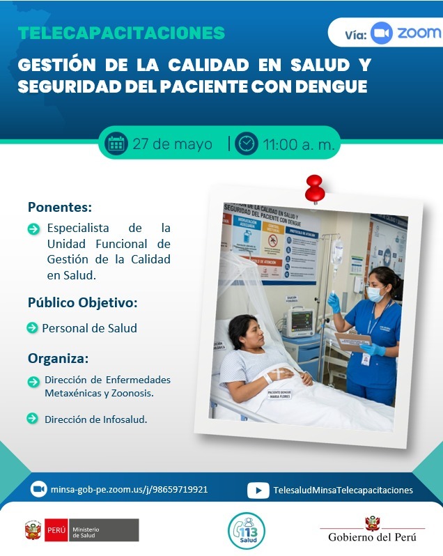 GESTIÓN DE LA CALIDAD EN SALUD Y SEGURIDAD DEL PACIENTE CON DENGUE