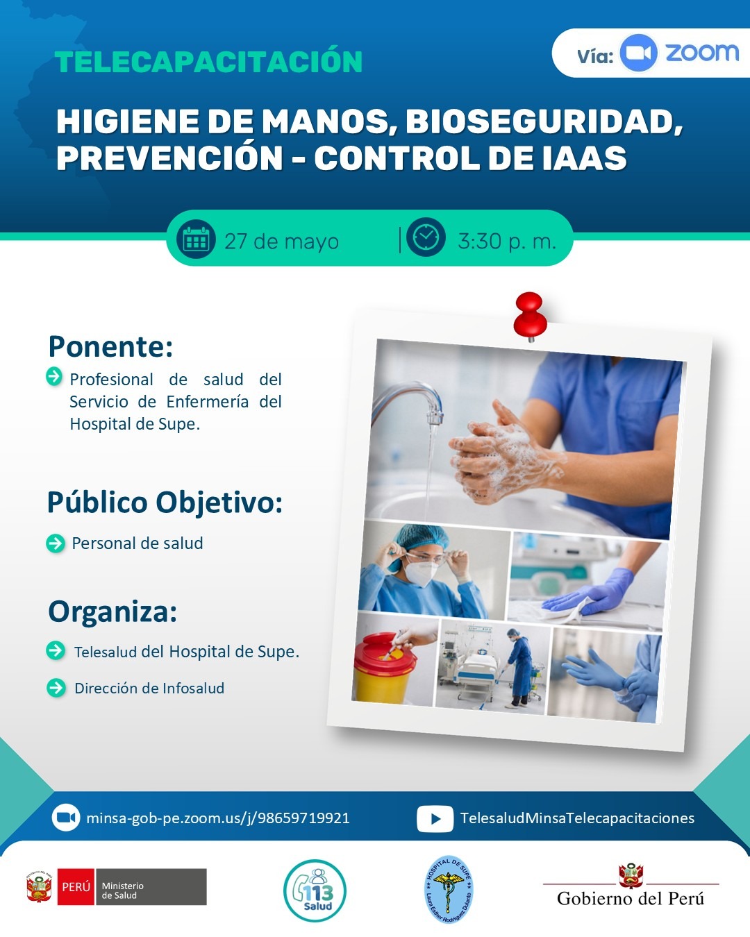 HIGIENE DE MANOS, BIOSEGURIDAD, PREVENCIÓN - CONTROL DE IAAS