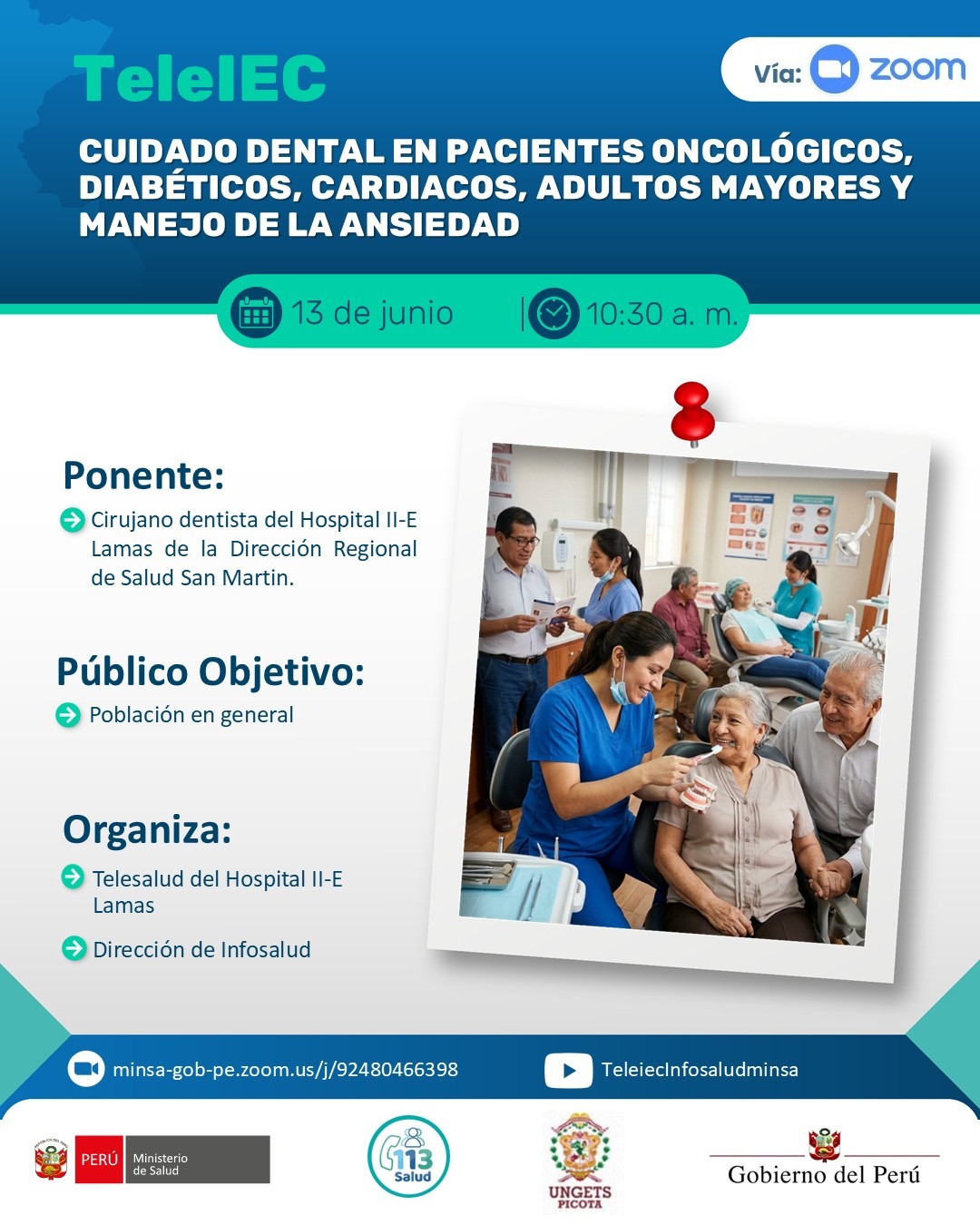 CUIDADO DENTAL EN PACIENTES ONCOLÓGICOS, DIABÉTICOS, CARDIACOS, ADULTOS MAYORES Y MANEJO DE LA ANSIEDAD