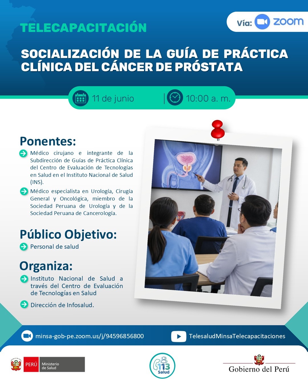SOCIALIZACIÓN DE LA GUÍA DE PRÁCTICA CLÍNICA DEL CÁNCER DE PRÓSTATA